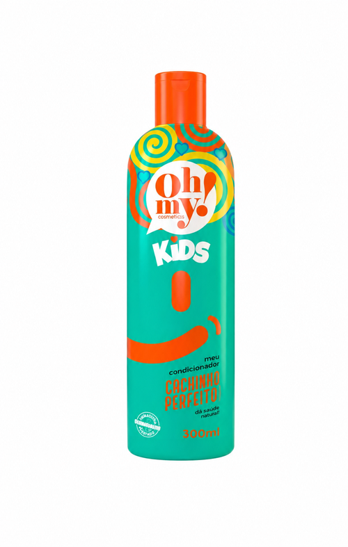 Condicionador Cacho Kids Oh My 300ml para hidratação suave do cabelo infantil