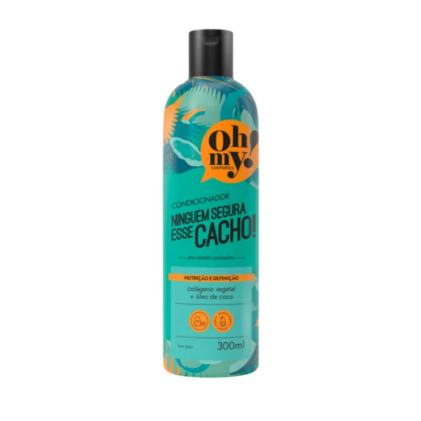 Condicionador Cacho Oh My 300ml com óleo de coco para nutrição e definição