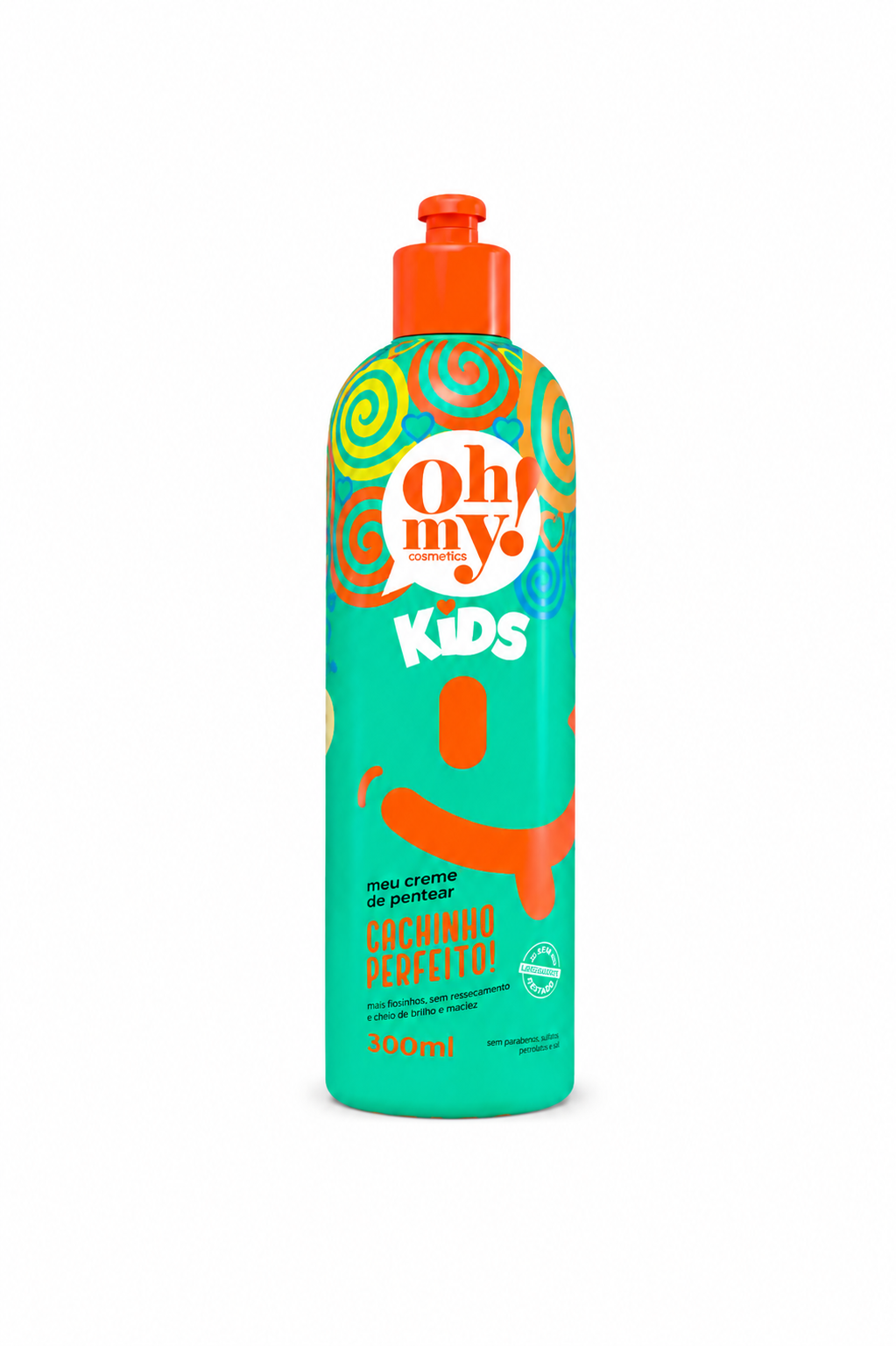 Creme de Pentear Cacho Kids Oh My 300ml para definição do cabelo cacheado infantil