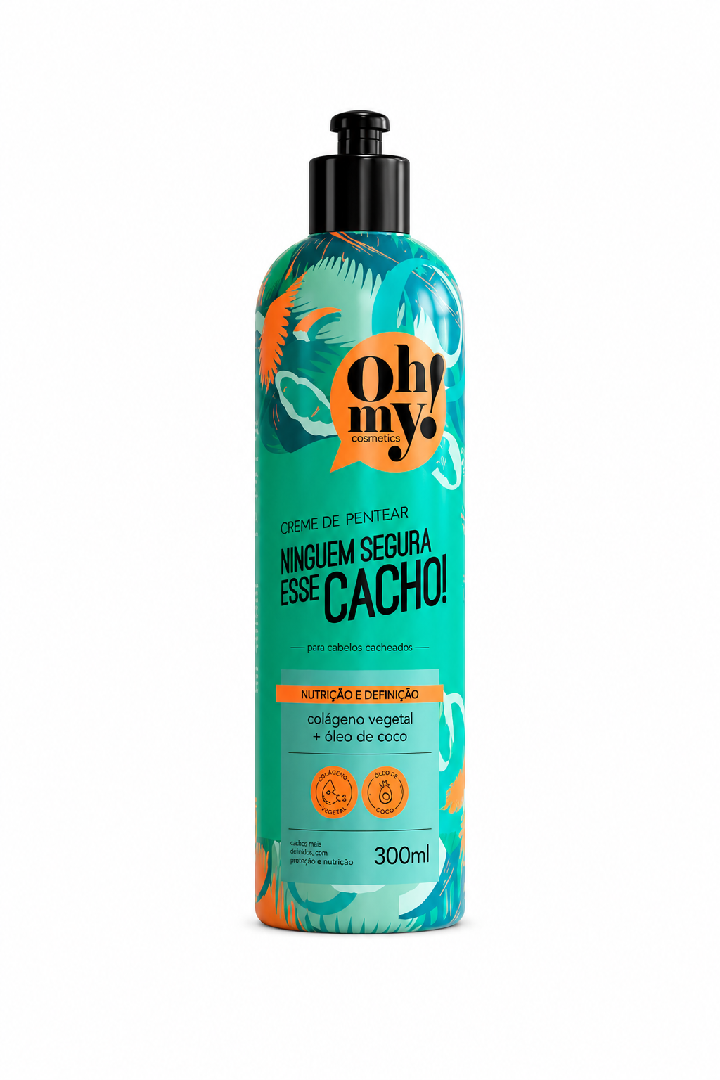 Finalizador Cacho Oh My 300ml para definição e brilho dos cachos