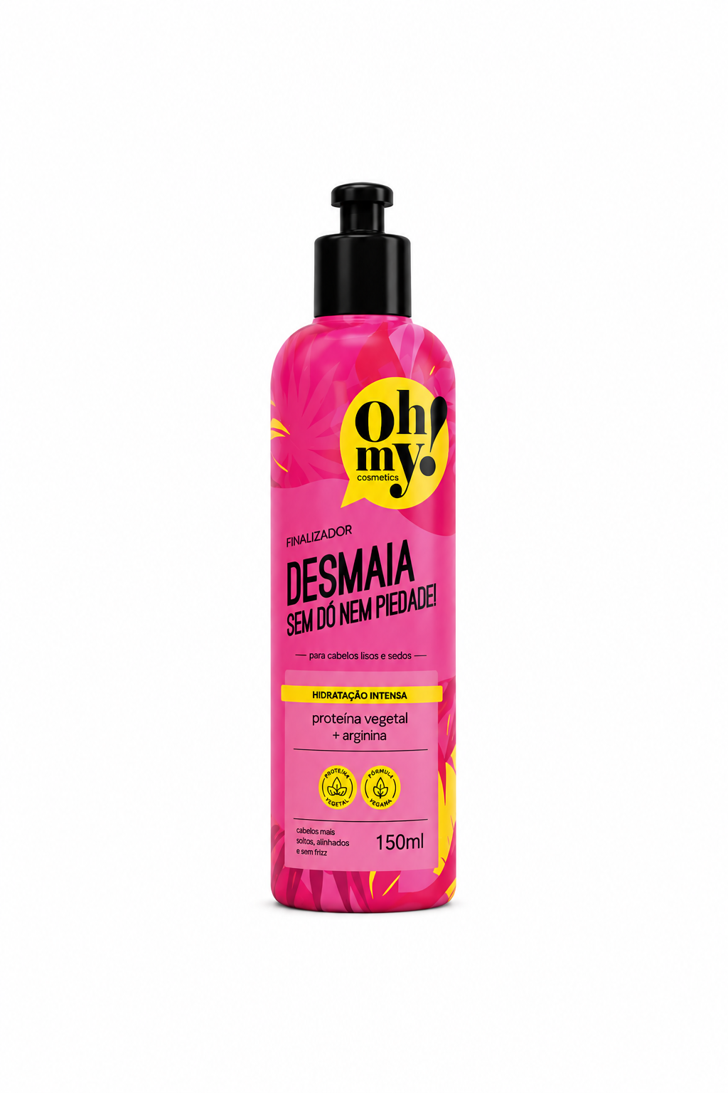 Finalizador Desmaia Oh My 150ml para brilho e controlo de frisado do cabelo