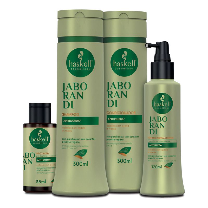 Kit Haskell Jaborandi 4 Itens