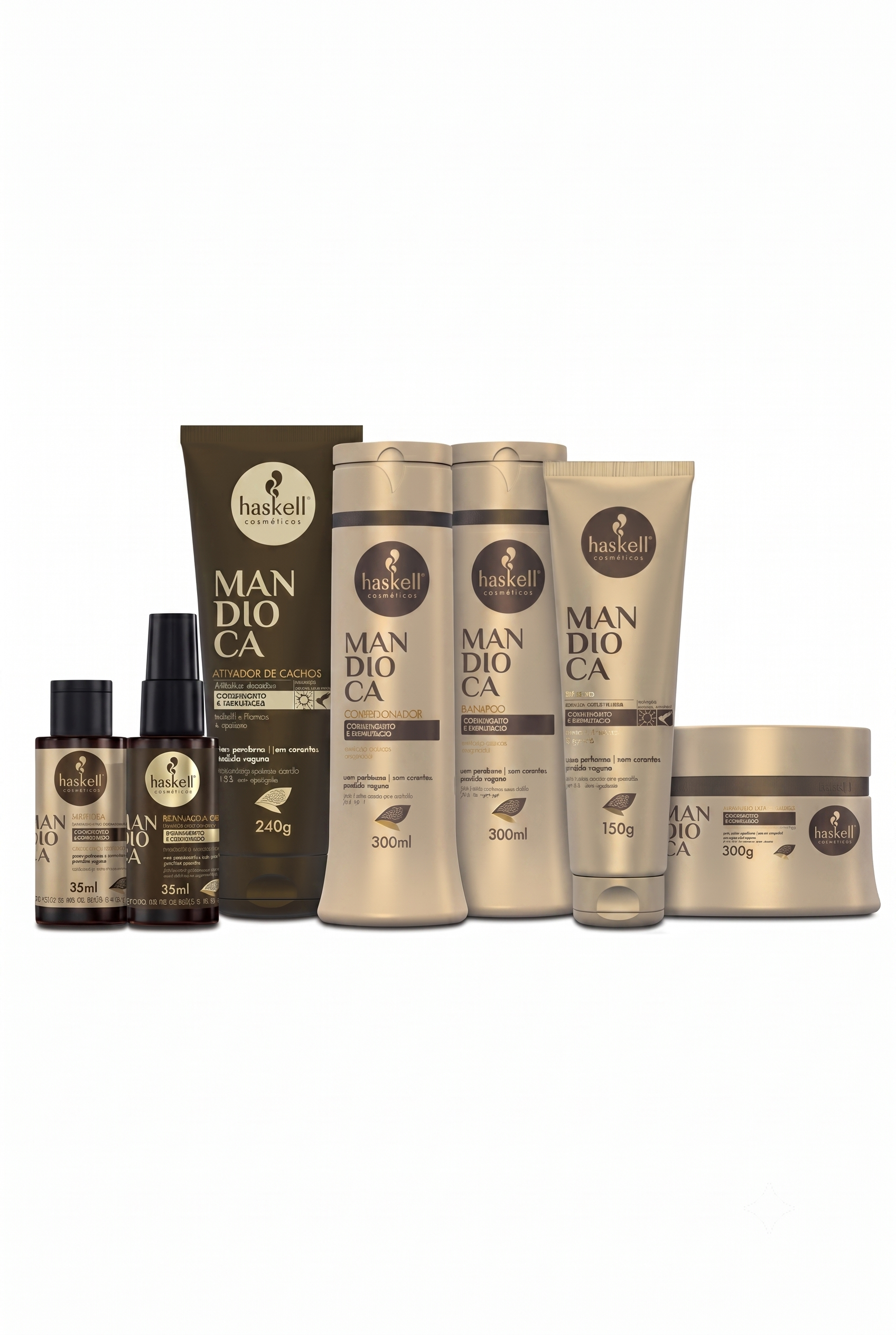 Kit Haskell Mandioca com 7 Itens