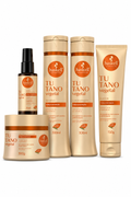 Kit Haskell Tutano Vegetal com Shampoo, Condicionador, Máscara, Creme de Silicone e Reparador de Pontas