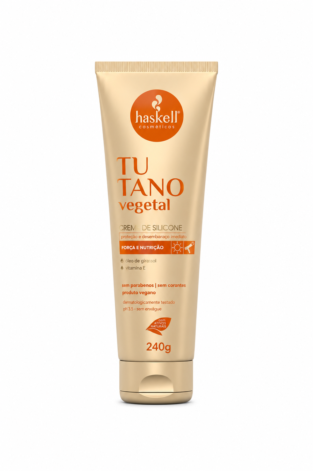 Leave-in Haskell Tutano Vegetal Creme de Silicone 240g