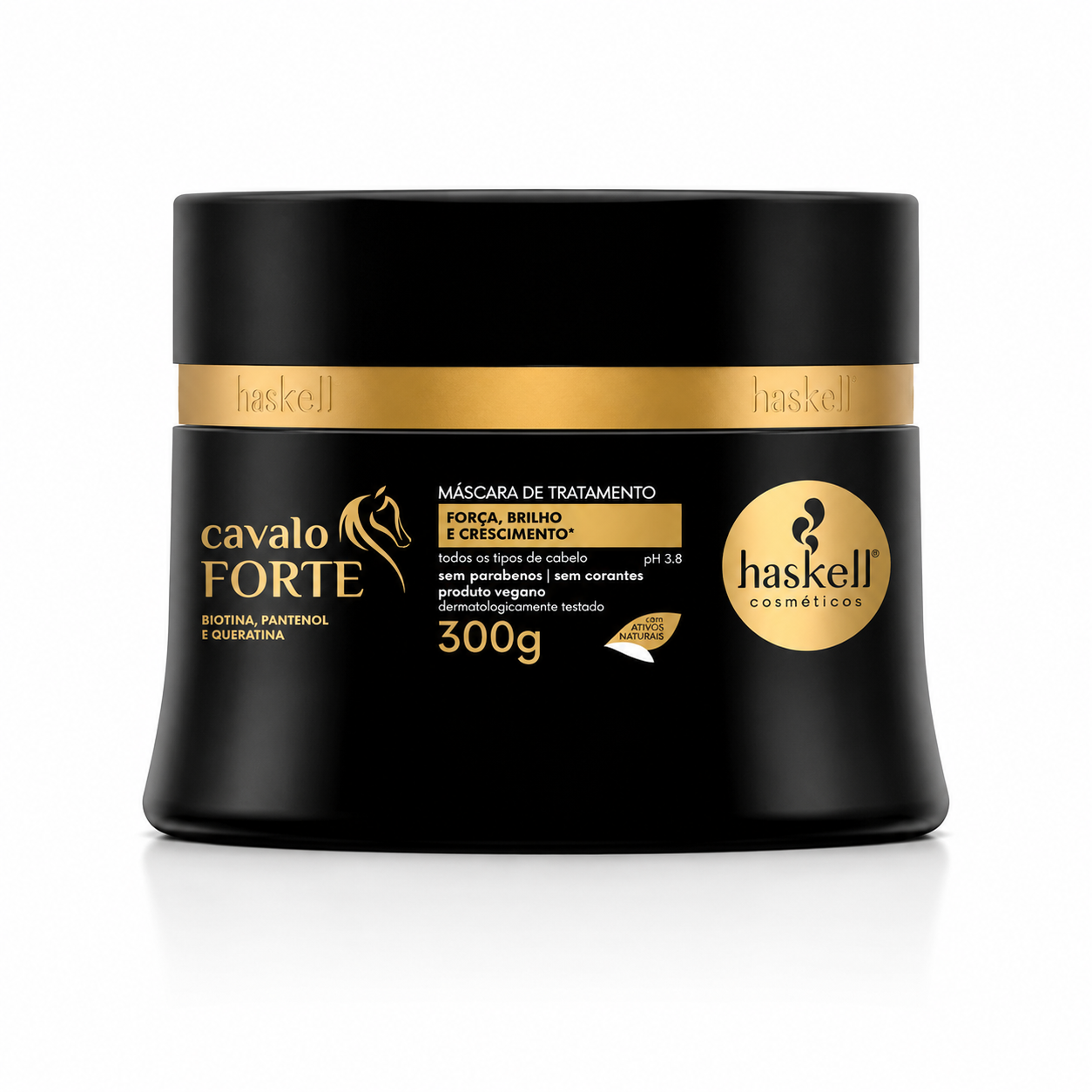 Embalagem da Máscara Capilar Haskell Cavalo Forte 300g