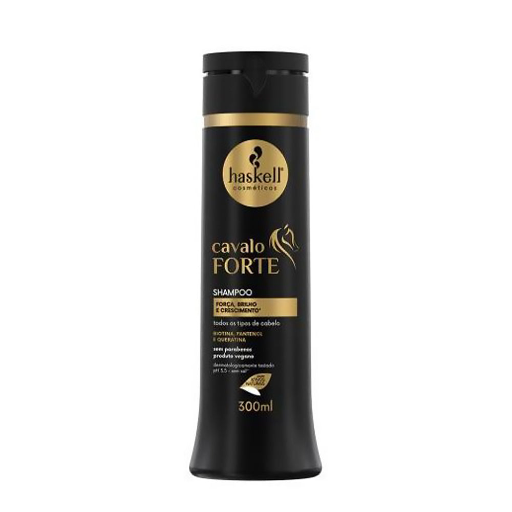 Embalagem do Shampoo Haskell Cavalo Forte 300ml