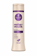 Shampoo Haskell Matiza Mais 300ml Matizador para Cabelos Loiros, Grisalhos e Descoloridos