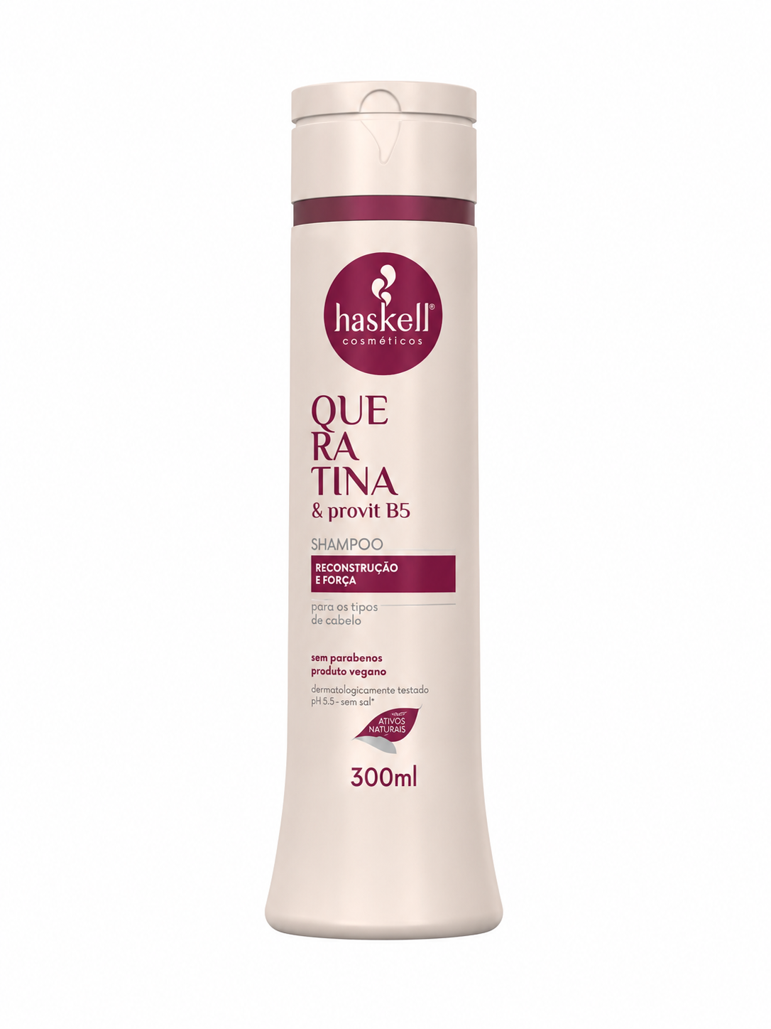 Embalagem do Shampoo Haskell Queratina 300ml